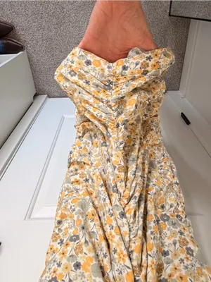 Bardot Cindy Floral Ruched Sweetheart Midi Dress thumbnail 7