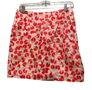 Anthropologie Leifsdottir Silk Organza Petal Skirt Size‎ 0 Mini Preppy Coquette thumbnail 1