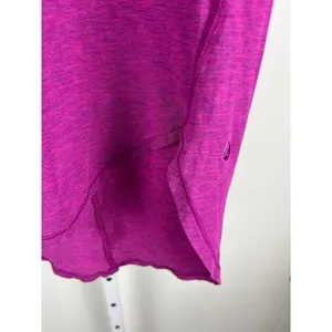 Lululemon Purple Long Sleeve Top Thumb Holes Athletic Shirt Love Scoop? Hot Pink thumbnail 3