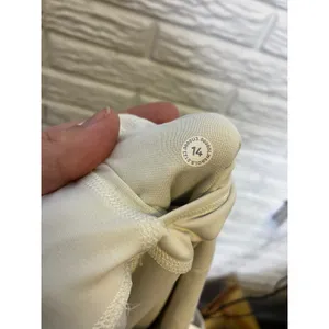Lululemon Align high rise cropped leggings in bone women's size 14 trendy active thumbnail 6