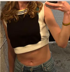 Anthropologie Cropped Tank Top thumbnail 2