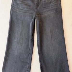 Joe's Jeans Persephone Wide Leg Ankle Jeans 31 Black Raw Hem 90s Minimalist thumbnail 7