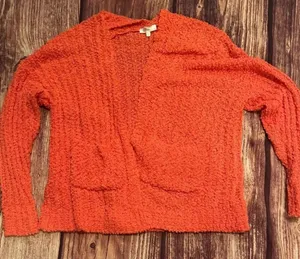 Women’s Reborn J Orange Cardigan NWOT Size 2X thumbnail 1