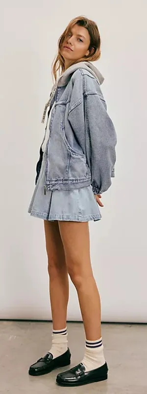 Free People We The Free Madison Ave Pleated Mini Skirt New with tags! Size 28 thumbnail 1