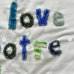 Old Navy Notre dame patchwork quilted reworked bodysuit thumbnail 10