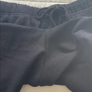 NWT Old Navy Wide Leg Sweatpants Black Jack Lounge Athleisure Comfy Joggers - M thumbnail 9