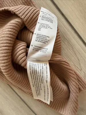 Abercrombie & Fitch Henley Ribbed Button Cuff Sweater Dress Tan Small NWT thumbnail 13