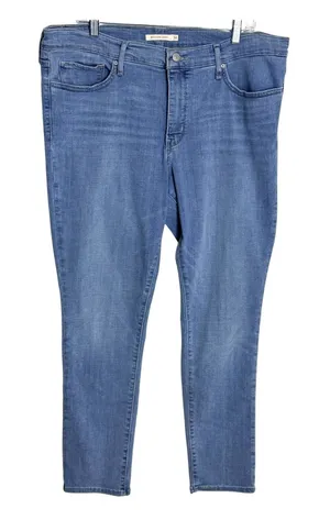 Levi's 311 Shaping Skinny Sz 34 Medium Wash Blue Stretch Denim Jeans Classic thumbnail 1