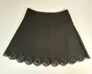 Loft Black Scalloped Skirt Size 8‎ thumbnail 1