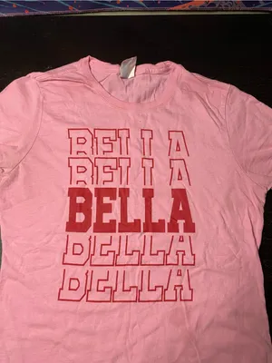 Port and Company Pink Crewneck Tee thumbnail 2