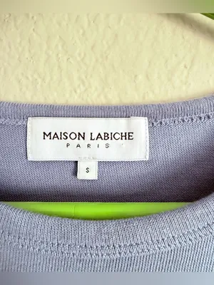 Maison Labiche Paris “Bonjour” Montpar Sailor Long Sleeve Striped Shirt Sweater thumbnail 4