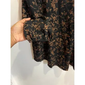 Monday Fun NEW Women Large Floral Blouse Coquette Dainty Romantic Office Chic thumbnail 3
