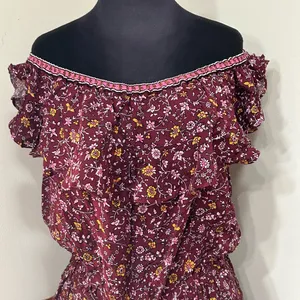 Chelsea & Violet Island Vacation Off-the-Shoulder Ruffle Jumpsuit thumbnail 2
