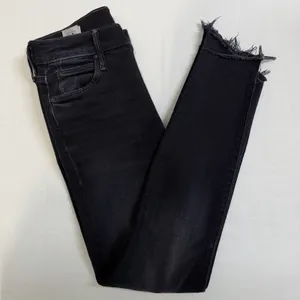 Mother Size-26 The Stunner‎ Two Step Fray Last Call Dark Blue Wash Denim Jeans thumbnail 3