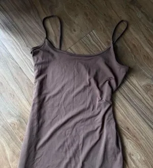 Elegant Brown Maxi Dress Size L thumbnail 2