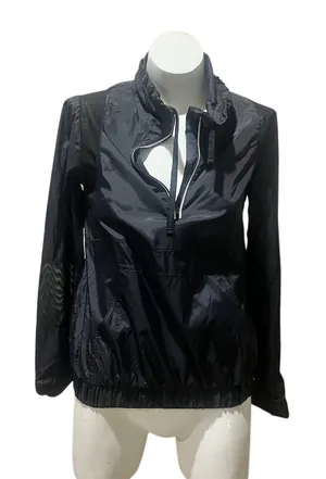 Fabletics Women's XS Black Windbreaker Jacket Lightweight Activewear, thumbnail 1