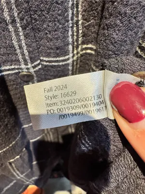 Marine Layer Maeve Plaid Long Sleeve Tiered Maxi Dress Size Large thumbnail 7