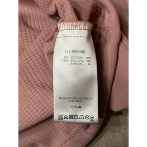 Columbia Granite Point Knit Short Sleeve Top Eraser Pink Cropped Grid Active L thumbnail 8