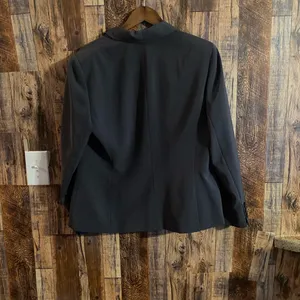 Womens Kasper Gray 3 Buttons Blazer Suit Jacket 14 thumbnail 2