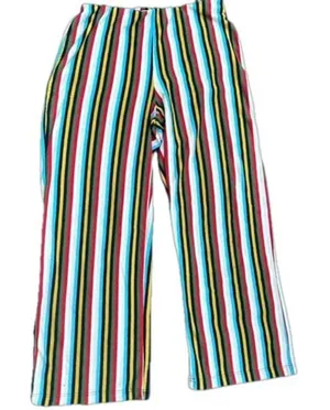Urban Outfitters stripe wide leg pants small petite thumbnail 1