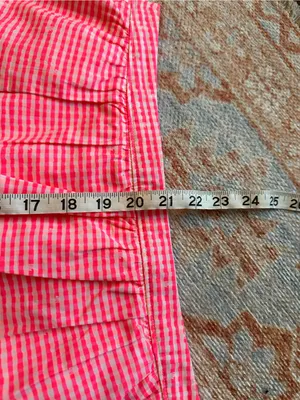 Lilly Pulitzer thyme skirt fiesta pink gingham style 48545 size 6 preppy no flaw thumbnail 9