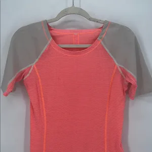 Lululemon Coral Swiftly Tech Short Sleeve Running Top Mesh Raglan Athletic Tee thumbnail 4