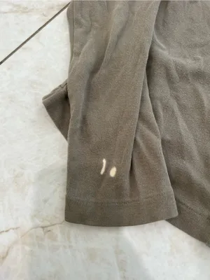 Abercrombie & Fitch Khaki Green Cotton Cardigan Size Medium thumbnail 3