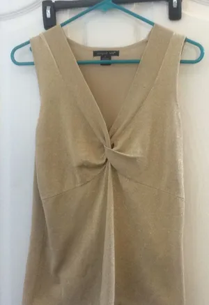 FINAL MARKDOWN Ladies’ august silk Shimmer Tank (L) thumbnail 1