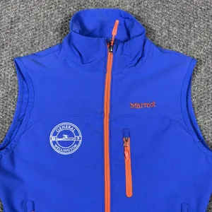 Marmot Vest Women's XS Tempo M3 Blue Full Zip Softshell Sleeveless Pockets‎ thumbnail 2