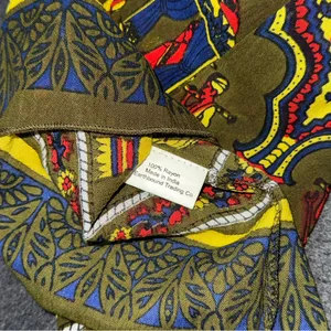 Earthbound Boho Paisley Palazzo Pants Wide Leg Flowy Festival Large Mughal Motif thumbnail 9