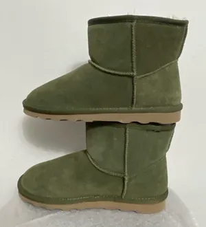 Time and Tru Olive Green Short Boots – women’s Size 7 – Genuine Leather(B23)✨ thumbnail 1