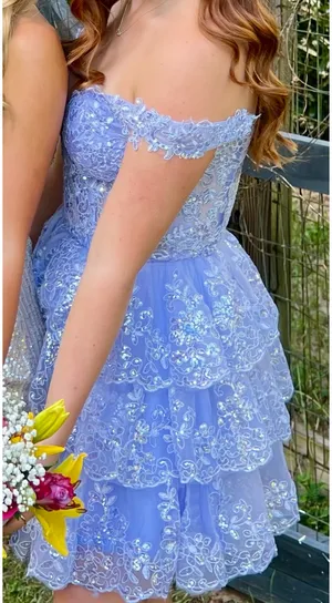 Amazon Purple hoco dress thumbnail 1