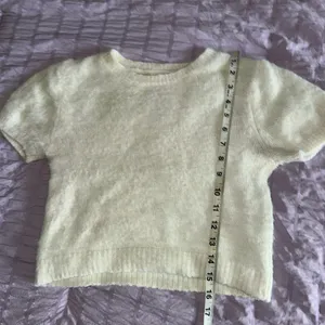Garage Fuzzy Short-Sleeve Knit Sweater – Size P/S – NWOT thumbnail 6