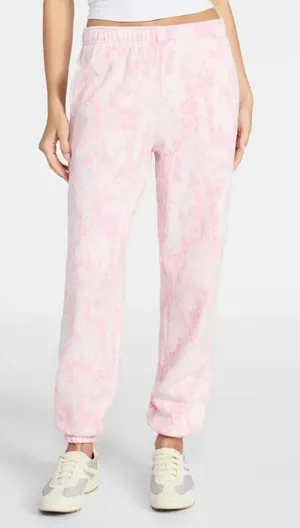 No Boundaries Jogger Sweatpants Light Pink Printed Camo S thumbnail 1