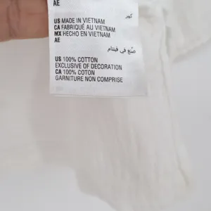 JM Collection Top Womens L Peasant Lace Up White Gauze 3/4 Sleeve Good thumbnail 3