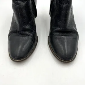 Madewell Billie Boots Black Leather Ankle Booties Western Boho thumbnail 5