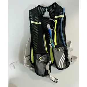 Avia Grey Gray Black Lime Sports Camping Hiking 1 Liter (32 oz) Hydration Backpack Bag with Removable Bladder 🚵 thumbnail 2