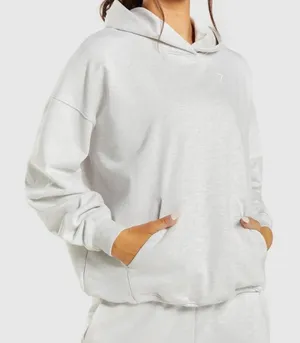 Heather grey gym shark sweatshirt thumbnail 1