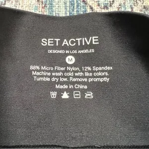 Set Active Gym Biker Shorts SportyShort Size Medium Seamless 4” Athletic Shorts thumbnail 4