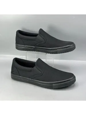 Skechers Work Relaxed Fit Sudler Dedham SR Slip-On Shoes Womens 9.5 Black 108012 thumbnail 2