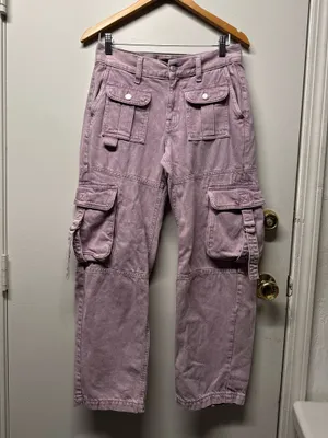 Aeropostale Utility Cargo Pants high waist size 0 thumbnail 2
