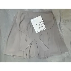 NWOT Lulus Forevermore Gray Skater Mini Dress Small Halter Neck Fit Flare Party thumbnail 4