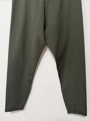 ZOBHA High-Waist Olive Green Leggings Size Medium thumbnail 9