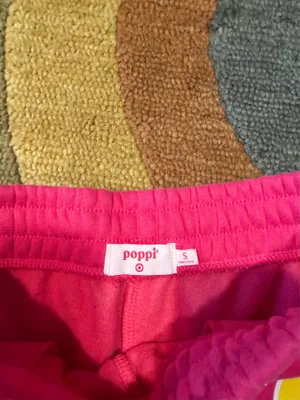 Poppi Forever Icon Serving Flavor Graphic Joggers Hot Pink High Rise Women’s S thumbnail 3