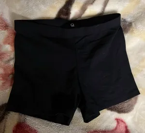 Fashion Q MD Black Mini Cotton Shorts thumbnail 1