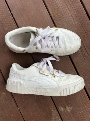 Puma white classic women’s sneakers thumbnail 2