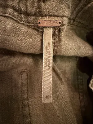 Free People Women’s Olive Tan slouchy cargo Drawstring Shorts. Size 10! New. thumbnail 8