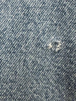 Vintage Denim Jumper Midi Dress M Utility Pockets 100% Cotton 90s Country thumbnail 11