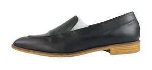 Everlane Women's Black Leather Slip On Low Top Almond Toe Loafers Shoes Size 8 thumbnail 1