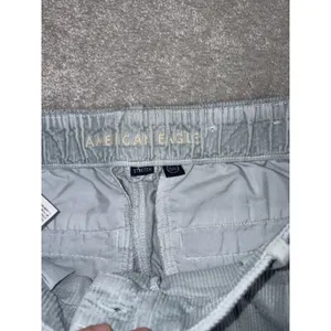 american eagle wide leg‎ trousers Corduroy Light Blue 2 Reg Stretch Waist Pants thumbnail 3